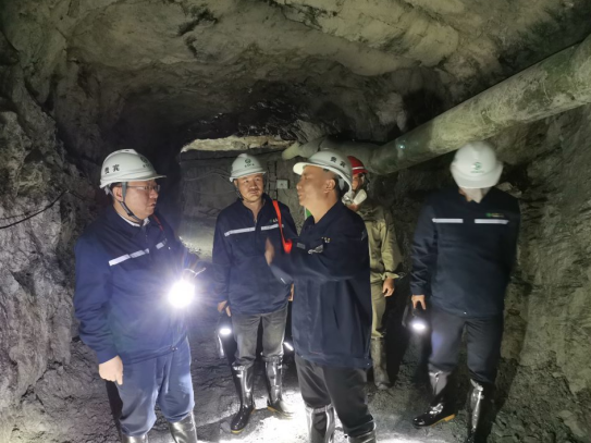 国家矿山安全监察局福建局督导检查组一行 到乐动网页版乐动（中国）官方开展矿山安全督导检查工作